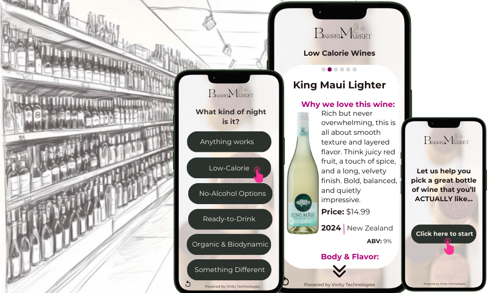 White Wine Assistant Large Retailer Aisle 2-2